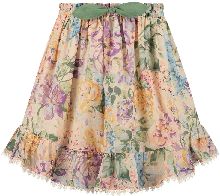 Zimmermann Halliday Flip Skirt Beige