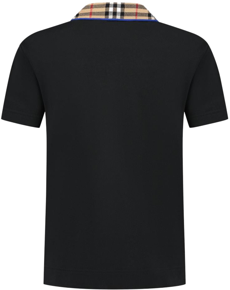 Burberry Kid Boy Polo Shirts Zwart