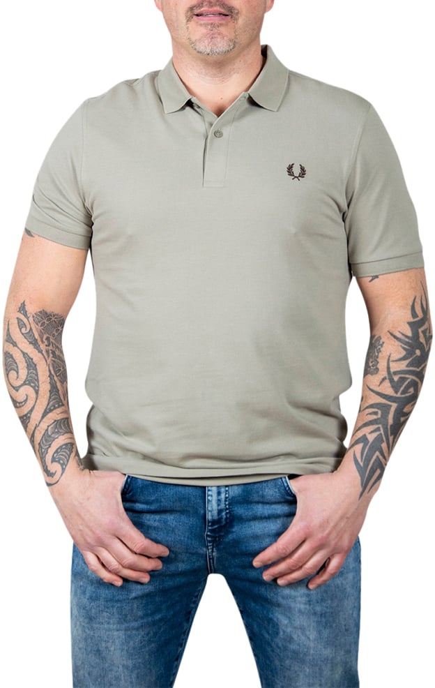 Fred Perry Fred Perry Plain Fred Perry Shirt Groen