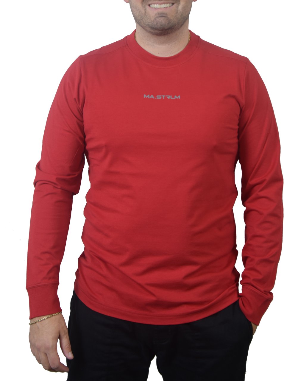 Ma.Strum Ma.Strum LS Ma.Strum Printed Tee Rood