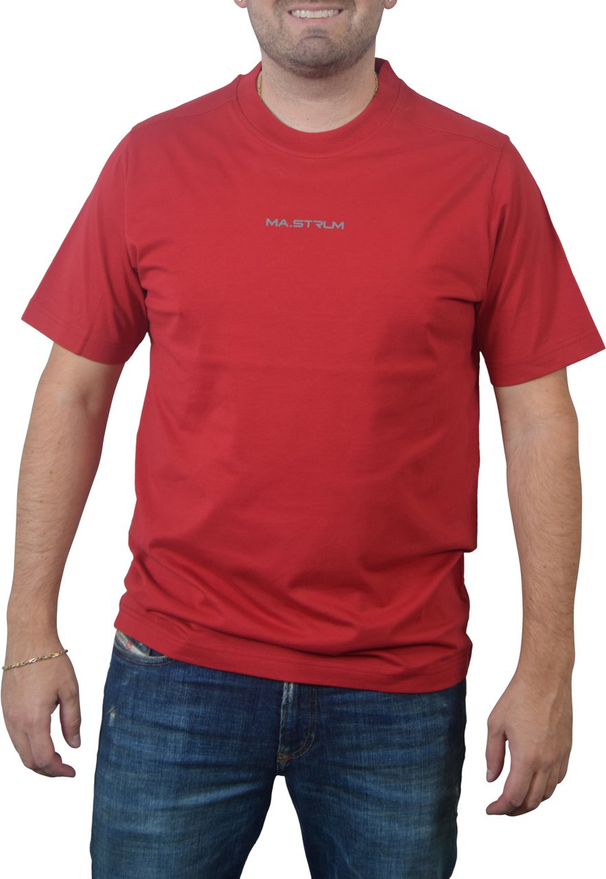 Ma.Strum Ma.Strum Ma.Strum Printed Tee Rood
