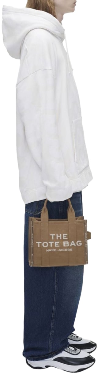 Marc Jacobs The Jacquard Small Tote Camel Handbag Beige Beige