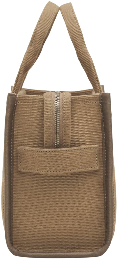 Marc Jacobs The Jacquard Small Tote Camel Handbag Beige Beige