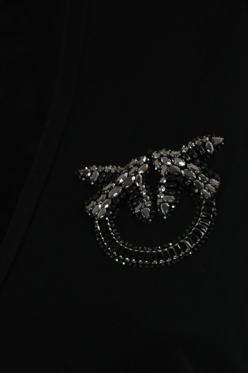 Pinko T-Shirts And Polos Nero Limousine Zwart