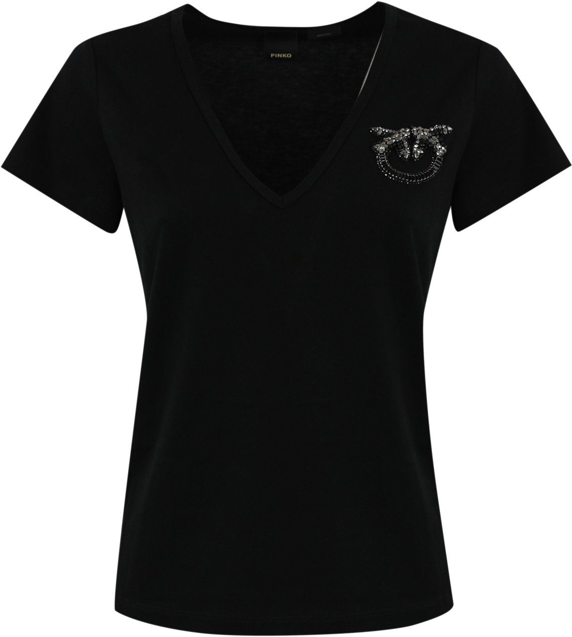 Pinko T-Shirts And Polos Nero Limousine Zwart