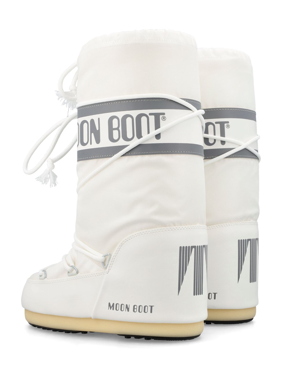 Moon Boot Moon Boot Mb Icon Nylon Boots Creme 80d1400440 Beige