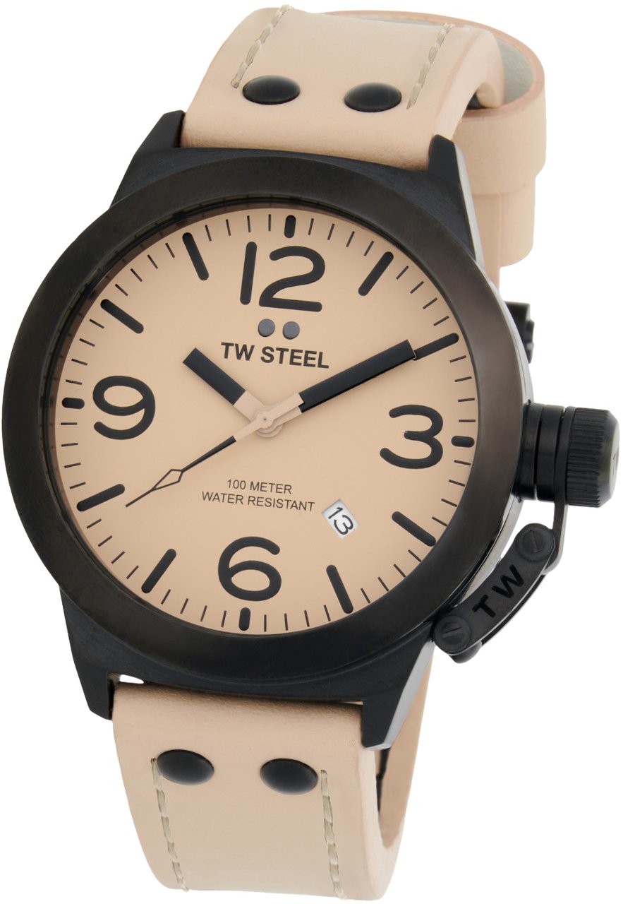 TW Steel TW Steel TWCS114 New Canteen Zwart Beige S Zwart