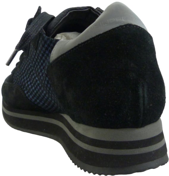 Philippe Model Sneakers Tropez Noir Bleu Zwart