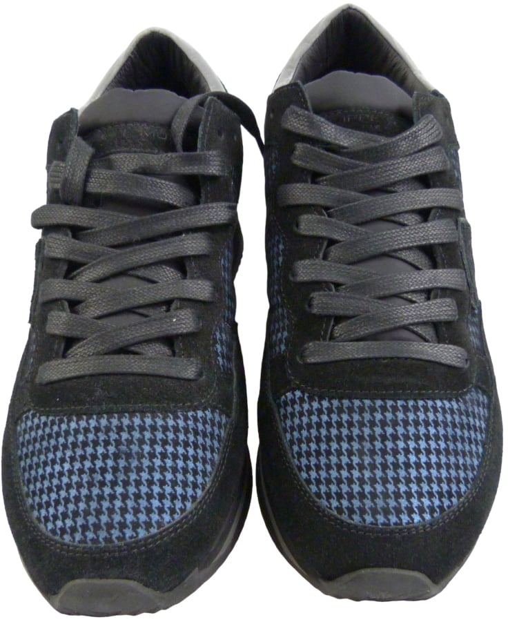 Philippe Model Sneakers Tropez Noir Bleu Zwart