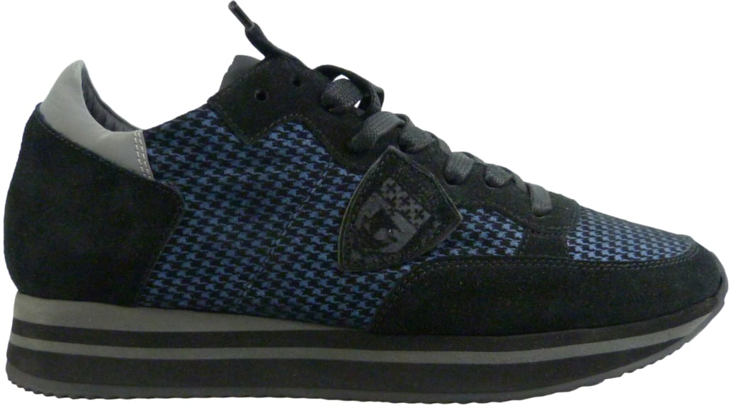 Philippe Model Sneakers Tropez Noir Bleu Zwart