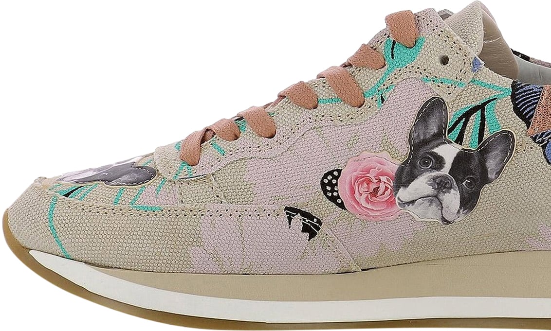 Philippe Model Sneakers Bulldog Metal Rosa Divers