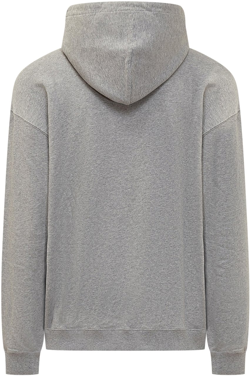 Marcelo Burlon Felpa Bandana con Cappuccio Grijs