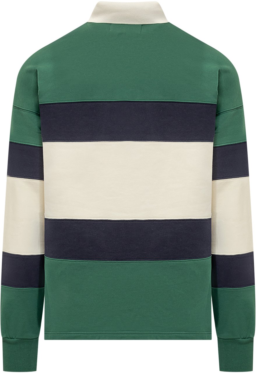 Autry T-Shirts And Polos Green Cream Navy Groen