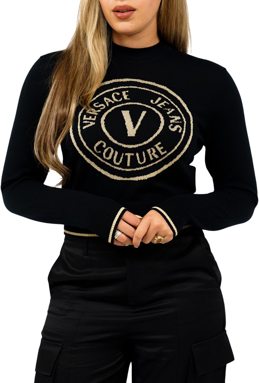 Versace Jeans Couture Sweater Zwart