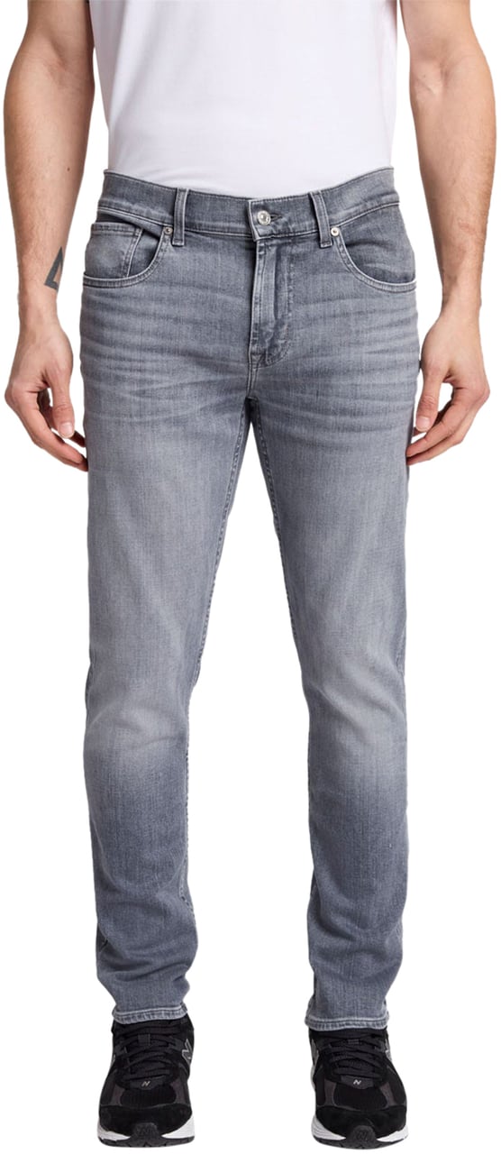 7 For All Mankind Slimmy Tapered Stretch Tek Ampersan Grijs