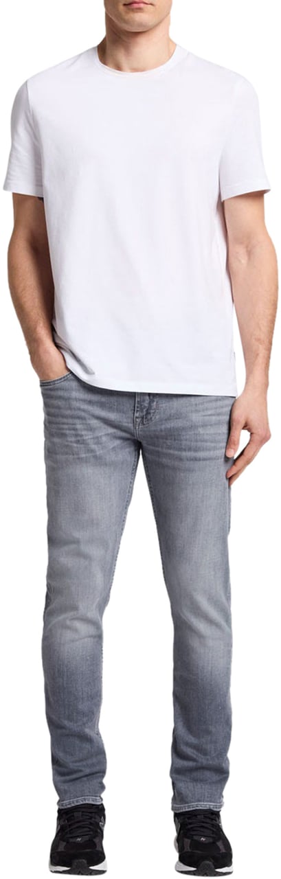 7 For All Mankind Slimmy Tapered Stretch Tek Ampersan Grijs