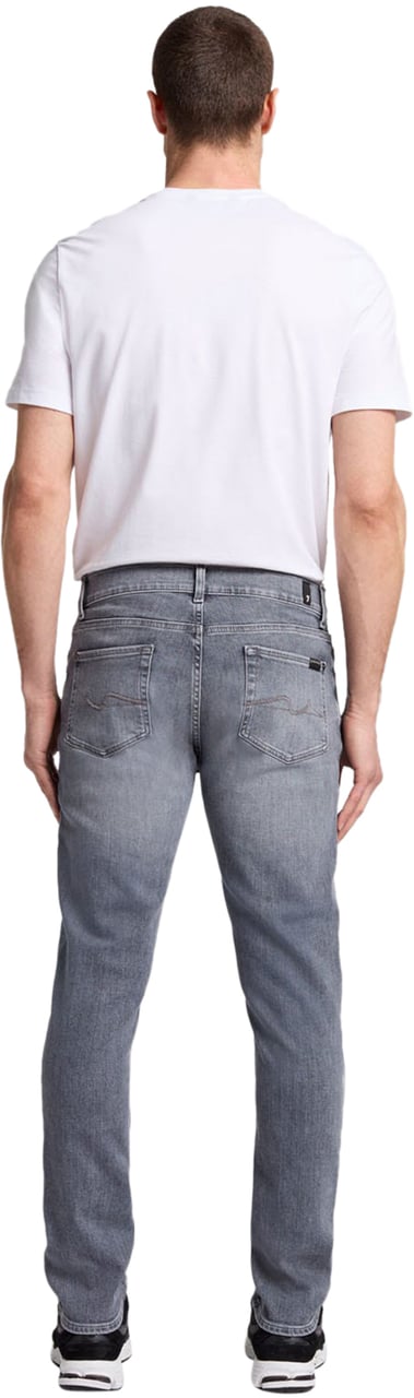 7 For All Mankind Slimmy Tapered Stretch Tek Ampersan Grijs
