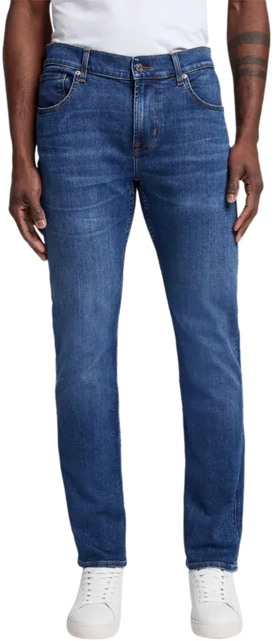 7 For All Mankind Slimmy Tapered Stretch Tek Ampersan Blauw