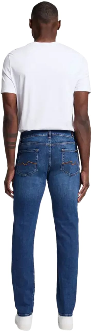 7 For All Mankind Slimmy Tapered Stretch Tek Ampersan Blauw