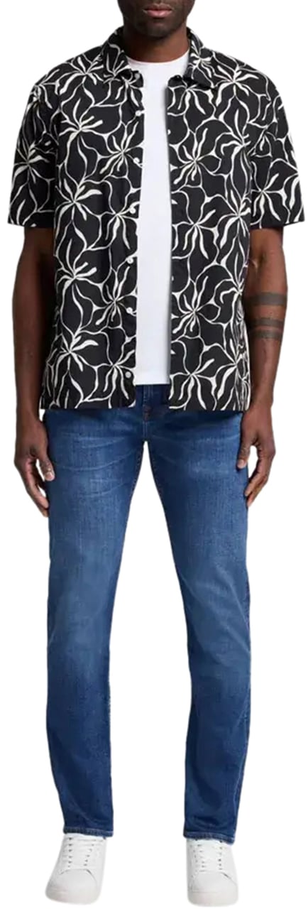 7 For All Mankind Slimmy Tapered Stretch Tek Ampersan Blauw