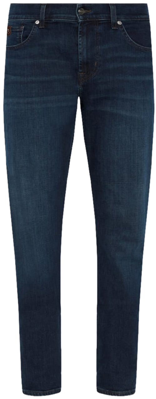 7 For All Mankind Slim Tap Special Tek Comma Dark Blu Blauw