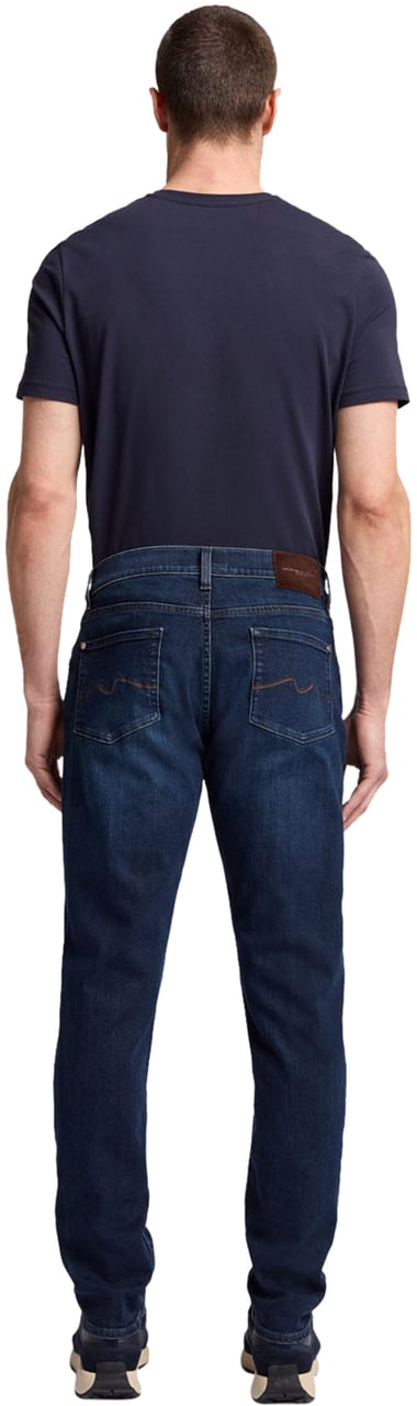 7 For All Mankind Slim Tap Special Tek Comma Dark Blu Blauw