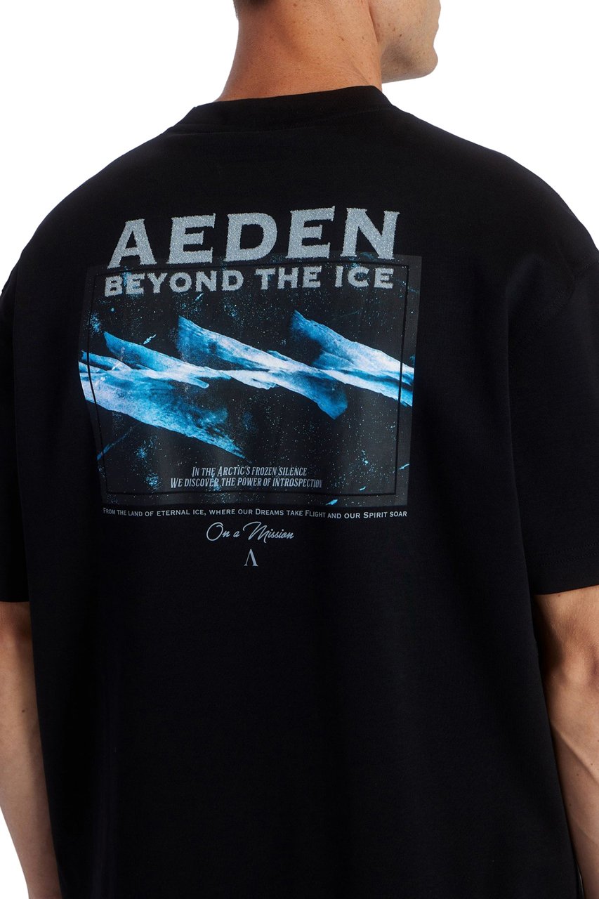 Aeden Ocean Tee Black Zwart