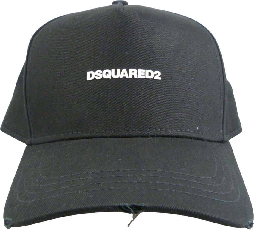 Dsquared2 Mini Logo Black Baseball Cap Black Zwart