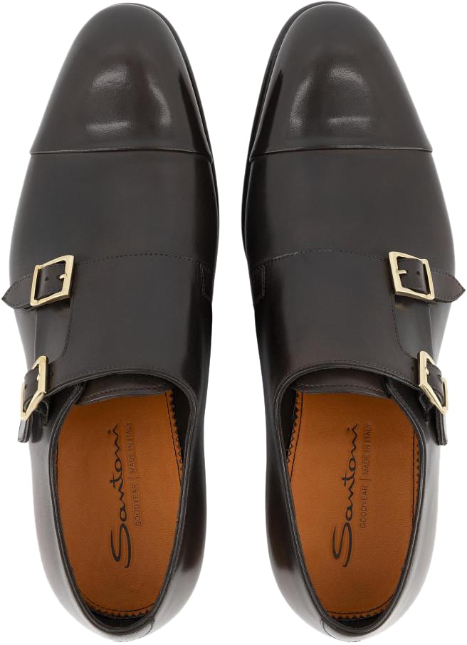 Santoni Double Buckle Goodyear Bruin