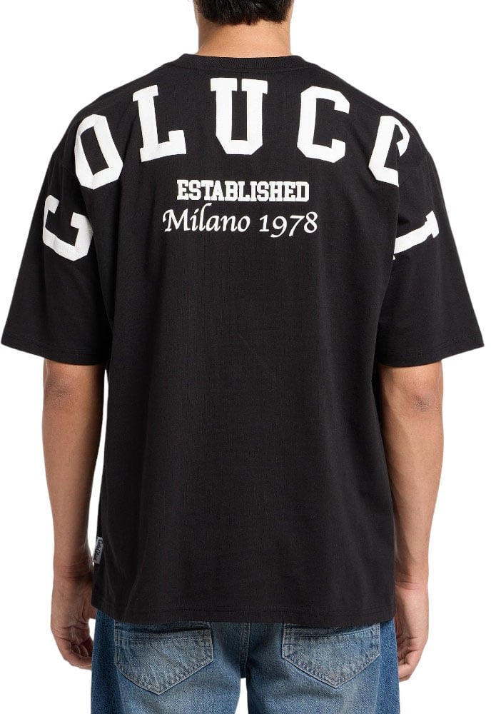 Carlo Colucci Heren T-Shirt Zwart C3371/20 Zwart