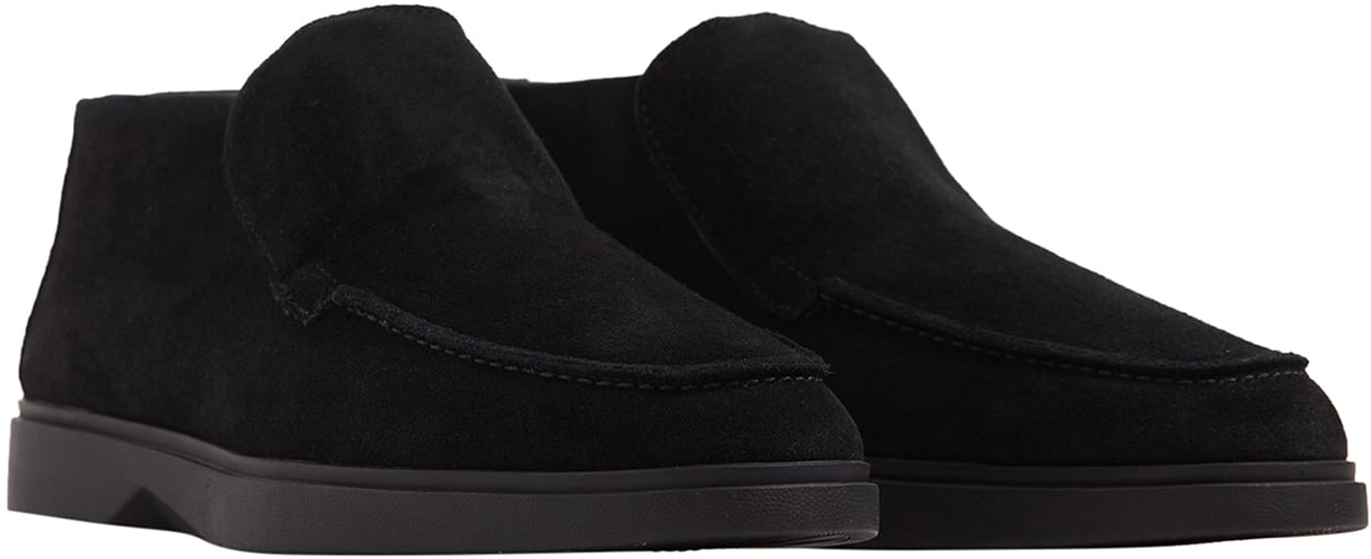 Mason Garments Amalfi Loafer Mid Tonal Black Zwart