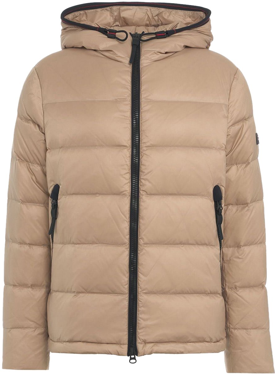 Peuterey Light nylon ripstop down jacket 'Honova NR 02' Bruin