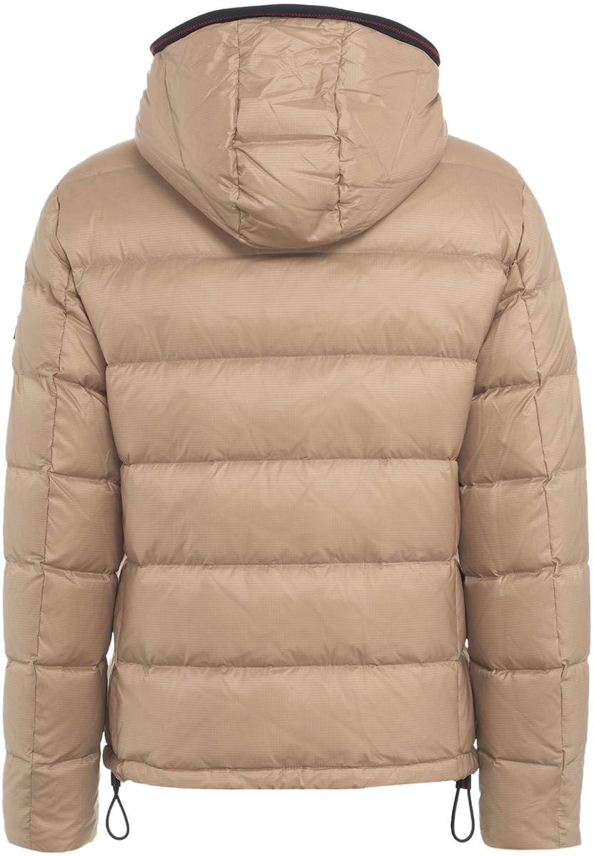 Peuterey Light nylon ripstop down jacket 'Honova NR 02' Bruin