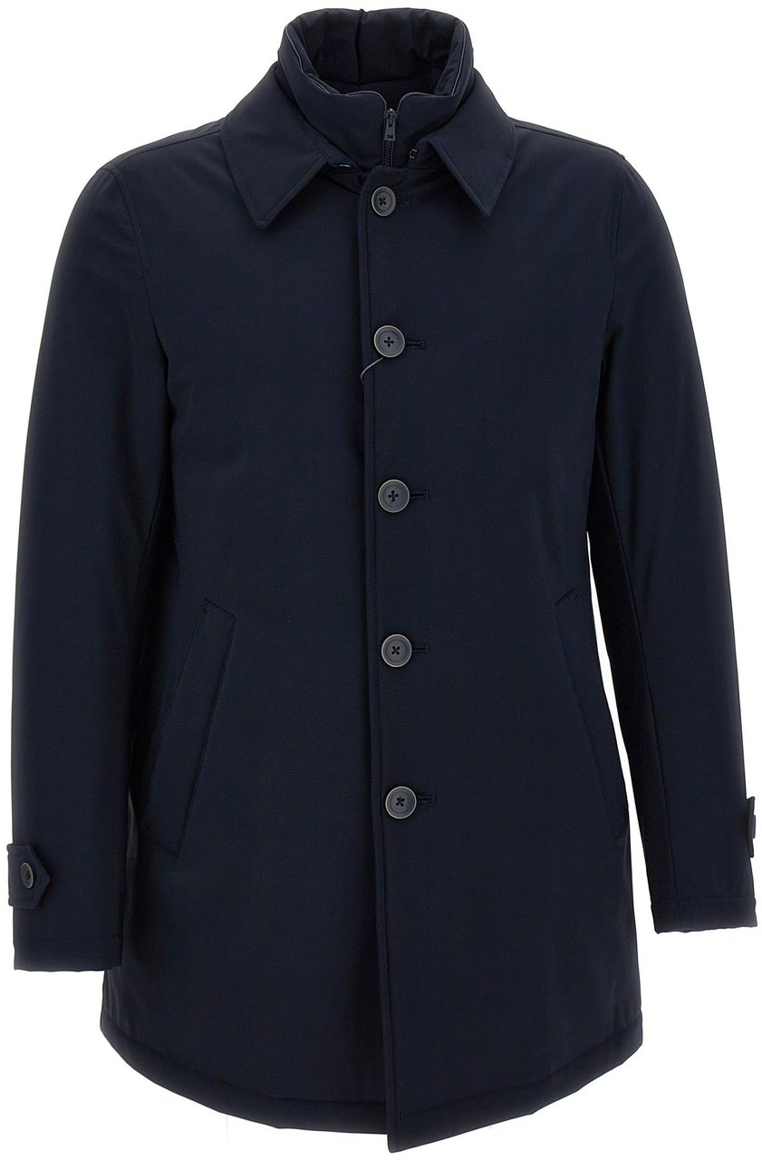 Herno Coats Blue Blauw