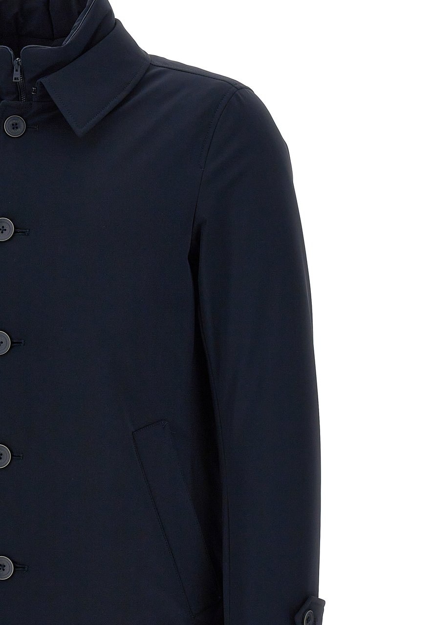 Herno Coats Blue Blauw