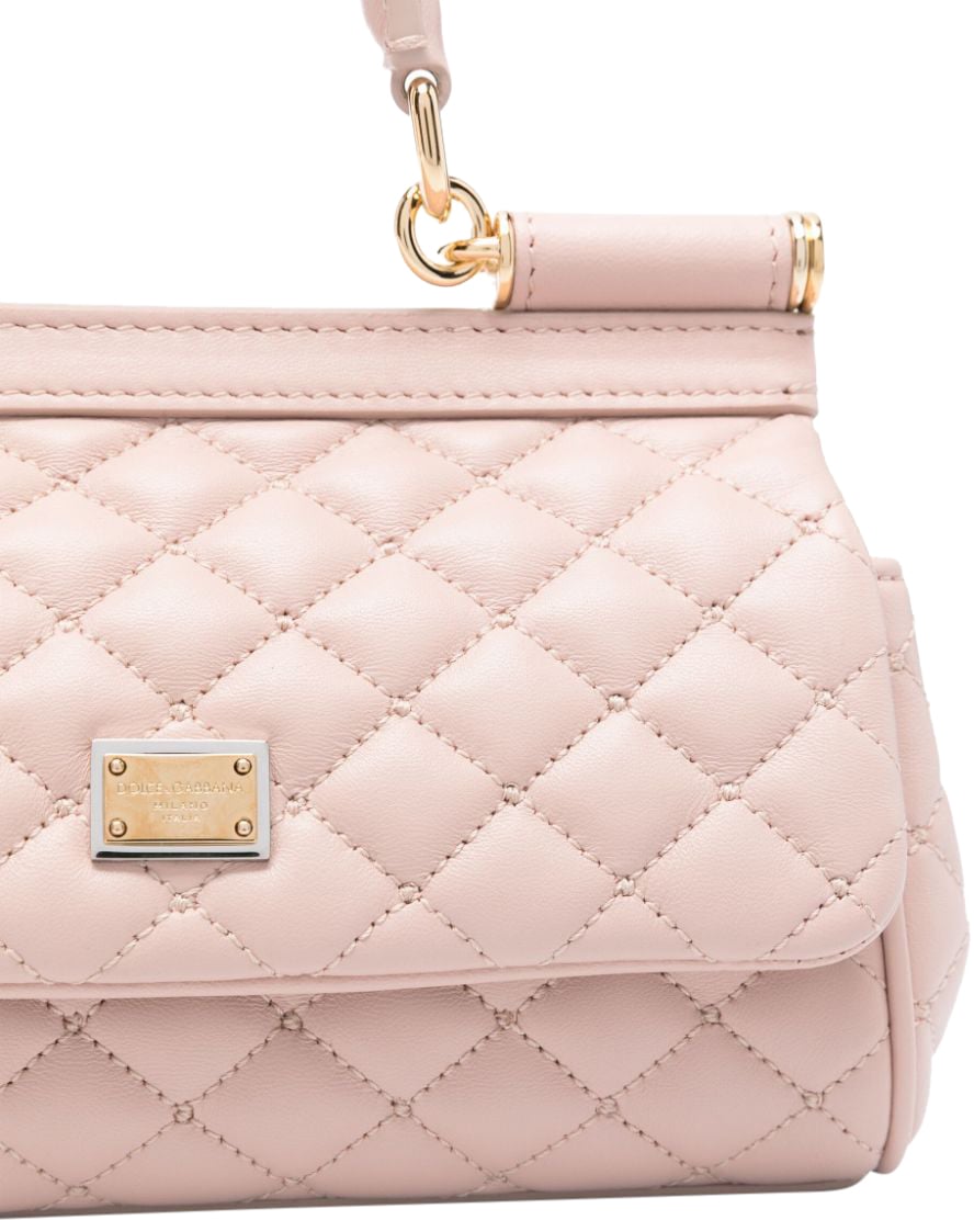 Dolce & Gabbana Borsa Sicily Piccola Roze