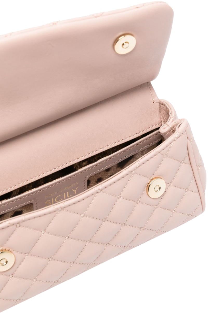 Dolce & Gabbana Borsa Sicily Piccola Roze