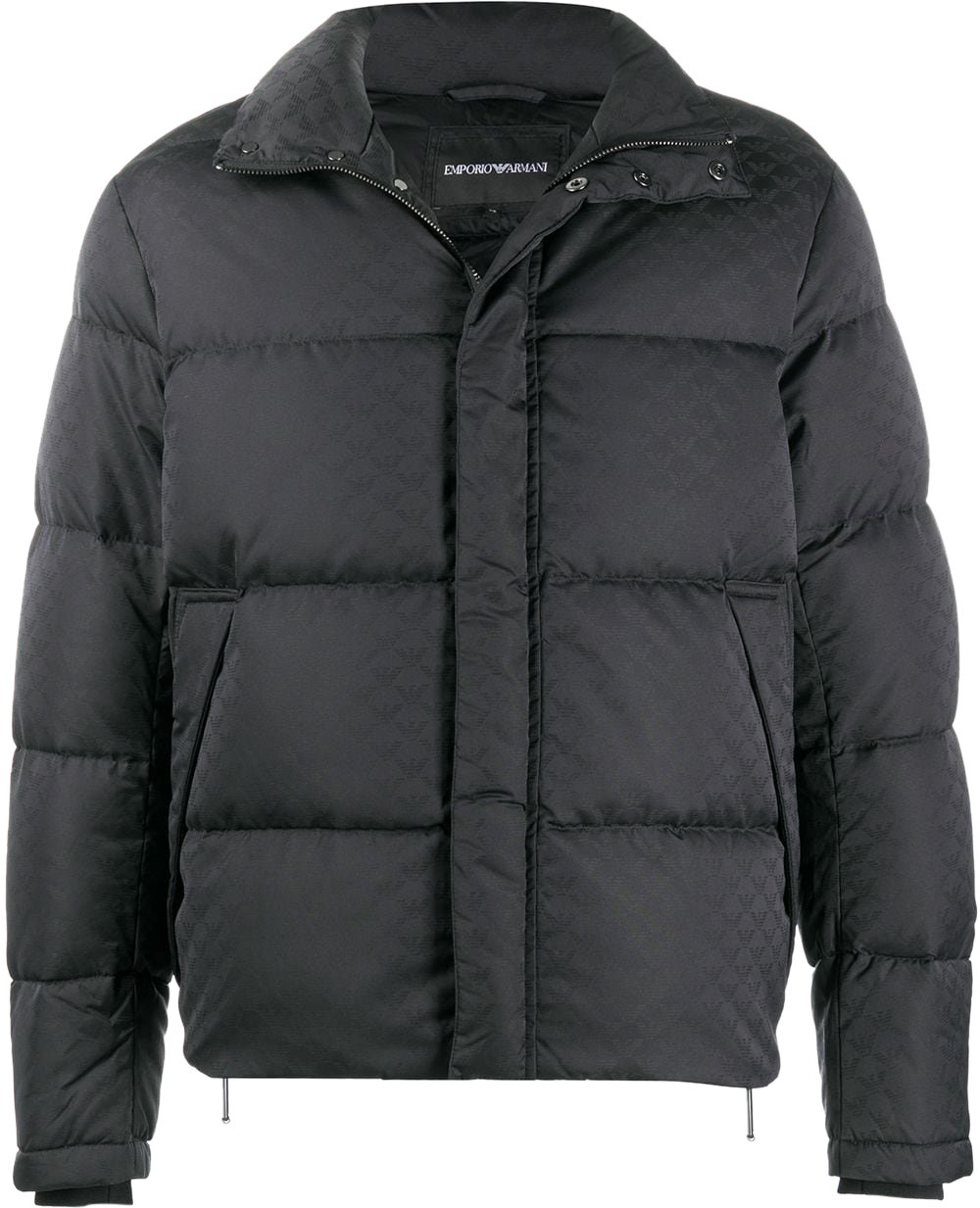 Emporio Armani Coats Black Zwart
