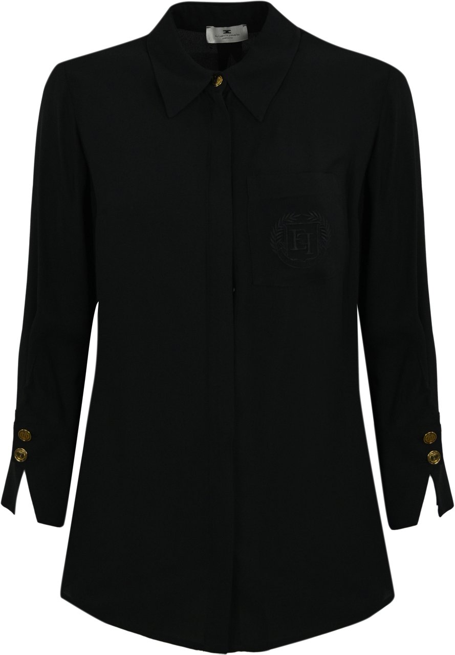 Elisabetta Franchi Shirts Black Zwart