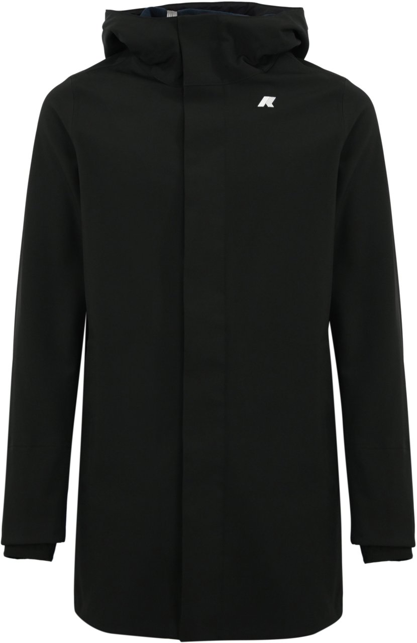 K-WAY Coats Blackblue Depth Zwart