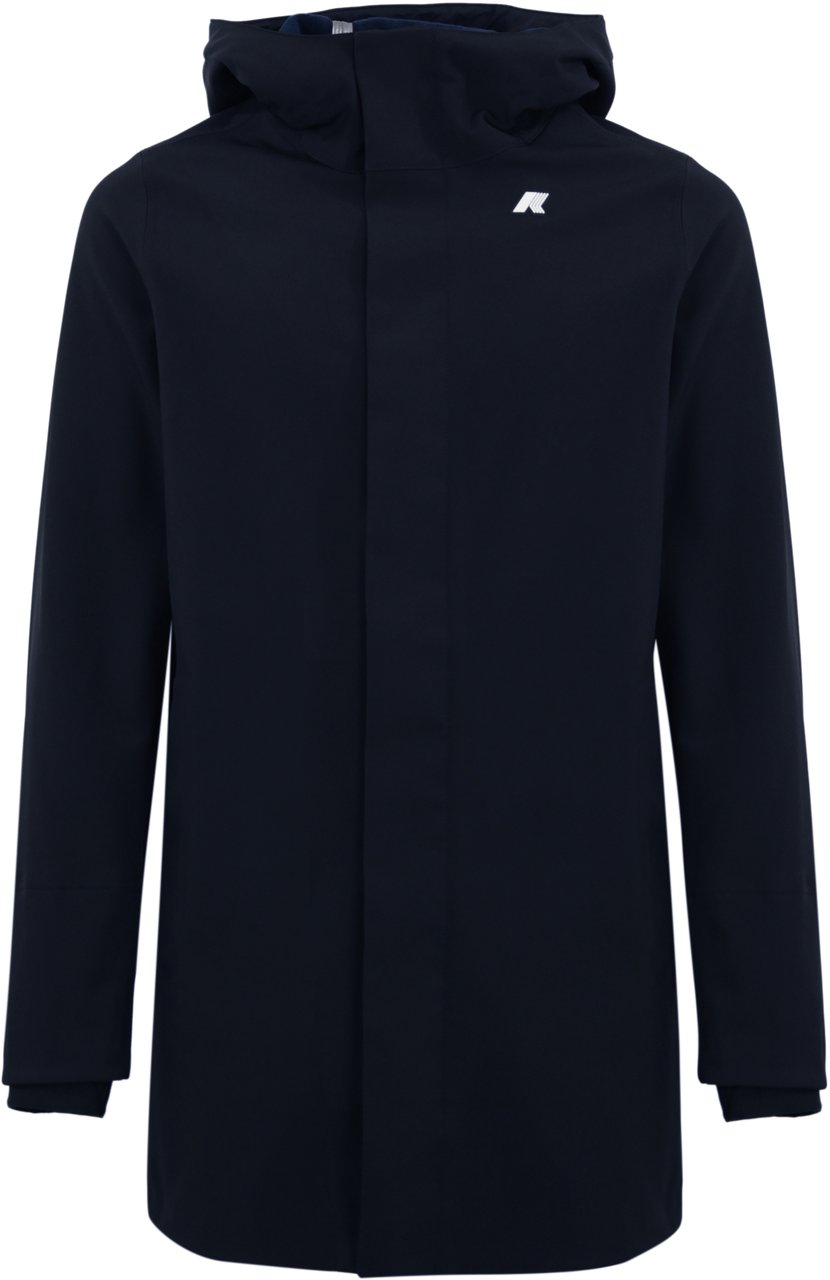 K-WAY Coats Blue Depthblue Dept Blauw