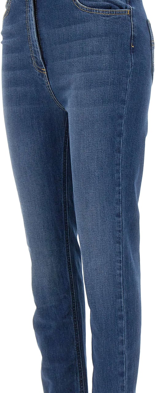 Elisabetta Franchi Jeans Blue Denim Blauw