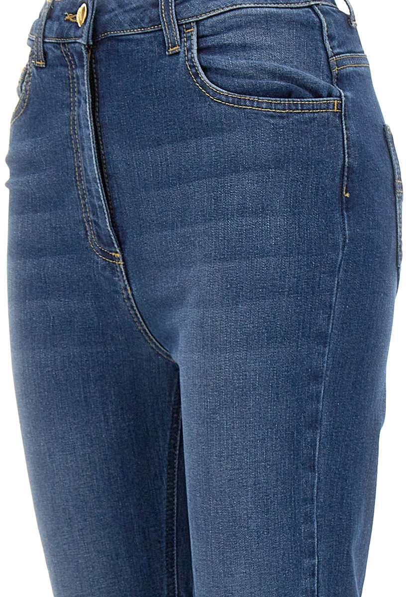 Elisabetta Franchi Jeans Blue Denim Blauw