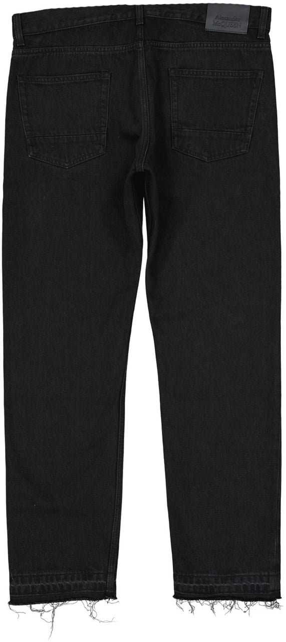Alexander McQueen Alexander McQueen Cotton Denim Jeans Zwart