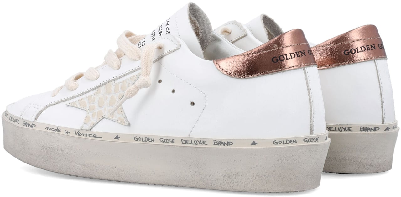 Golden Goose Hi Star White Bronze Goud