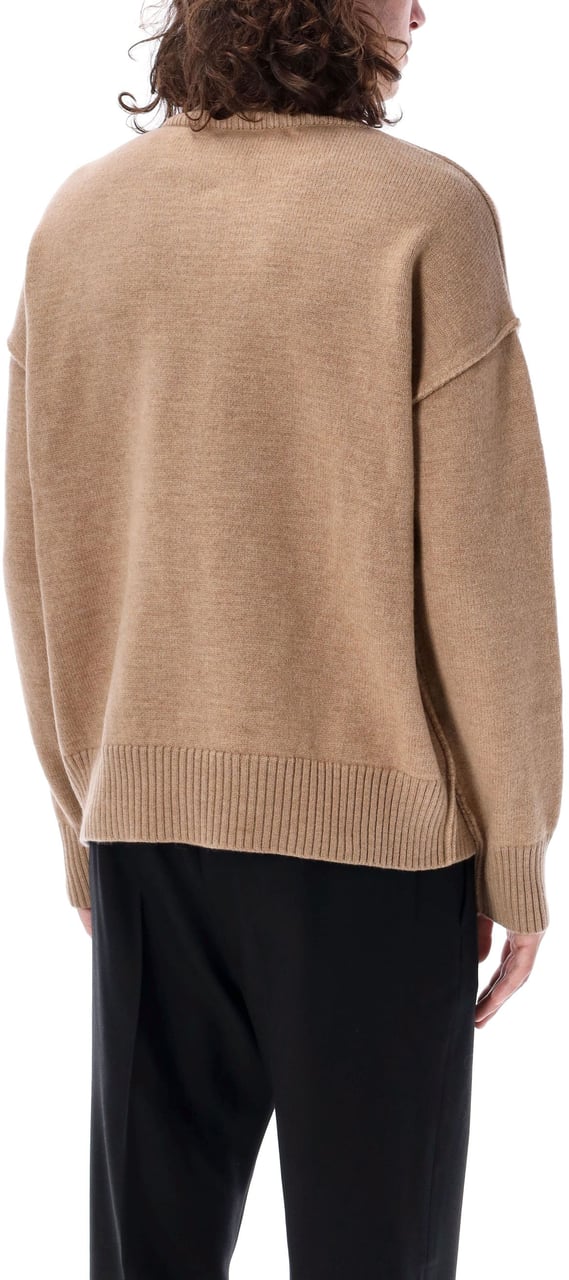 AMI Paris RED ADC SWEATER Rood