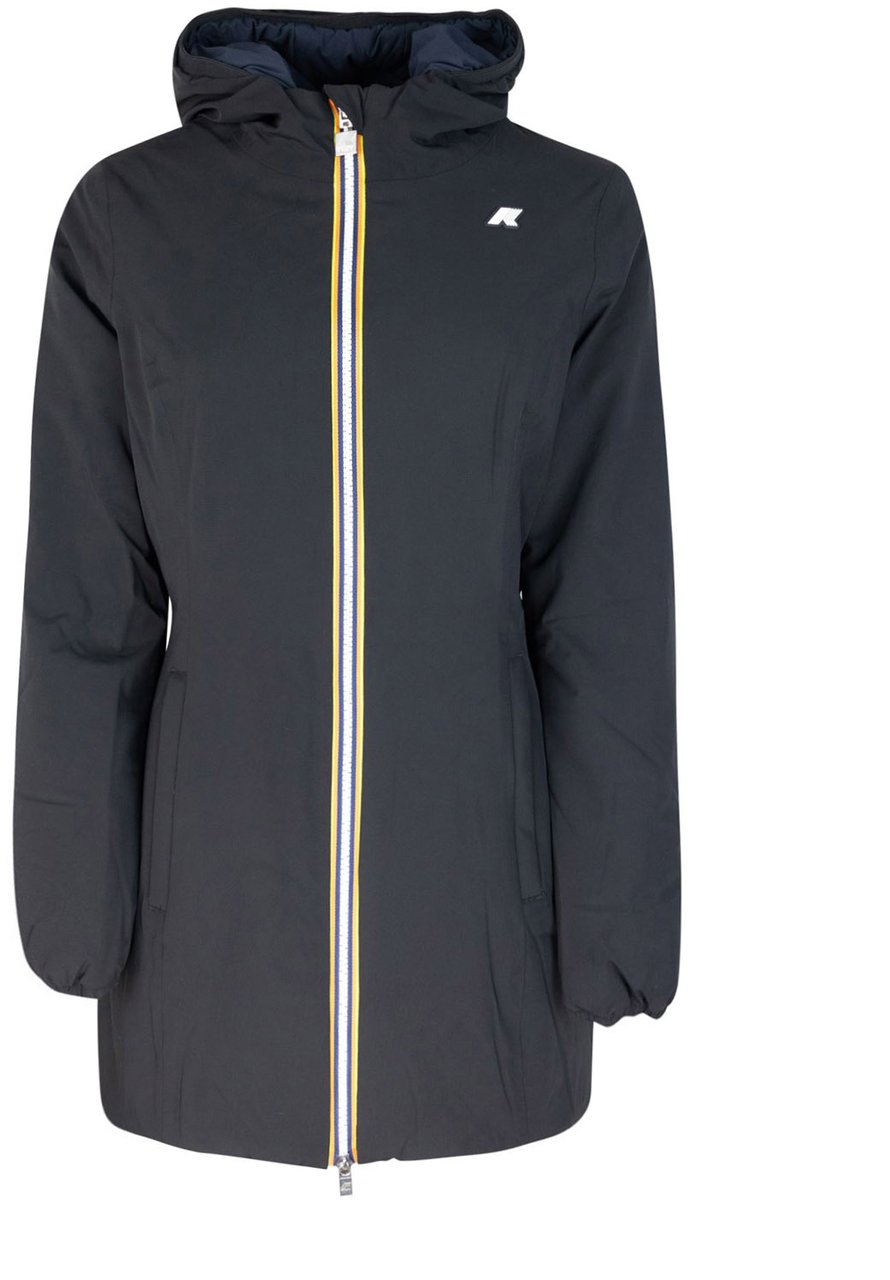 K-WAY Coats Black Pureblue Depth Navy