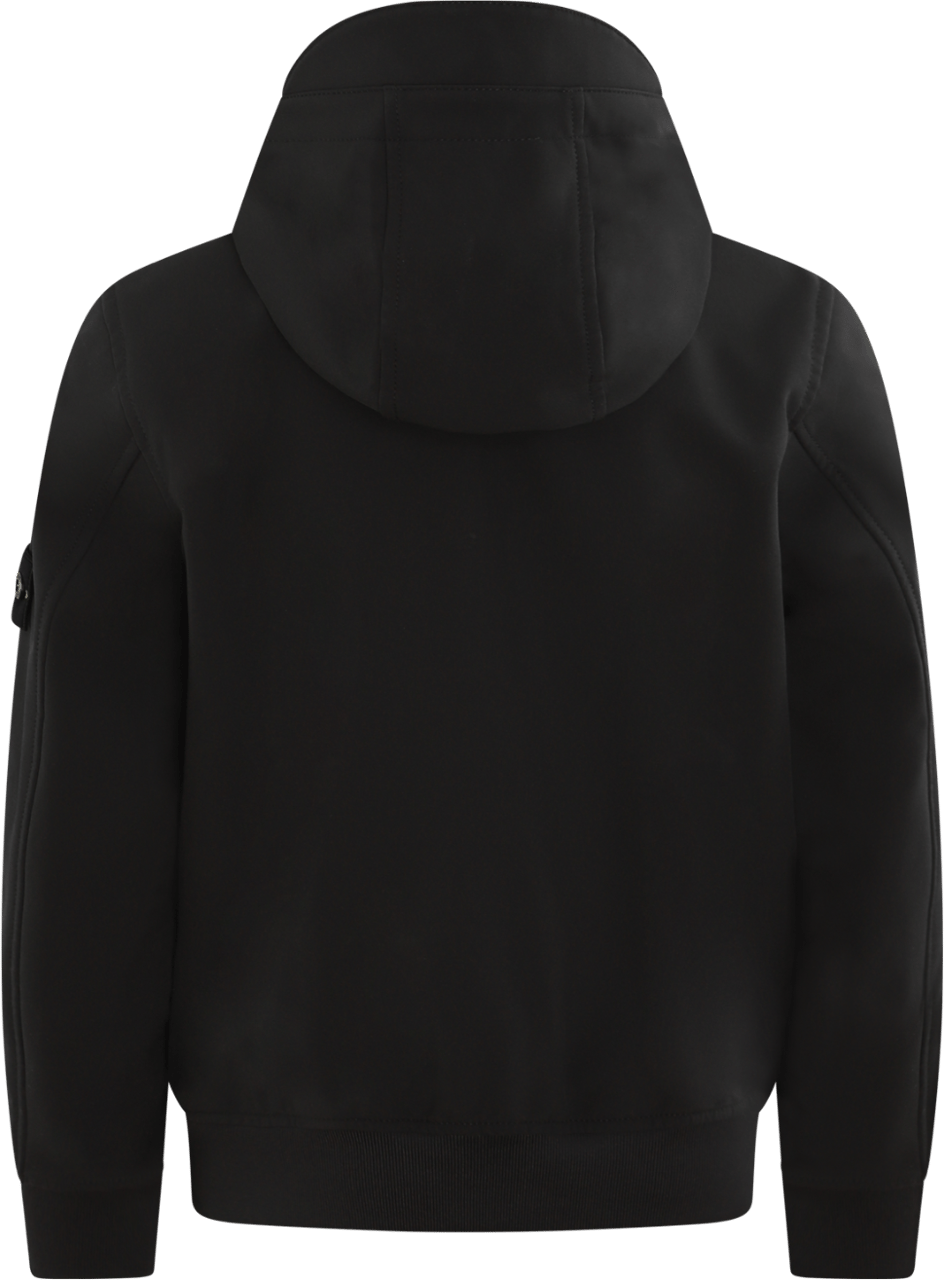 Stone Island Junior Kids Light Overcoat Zwart