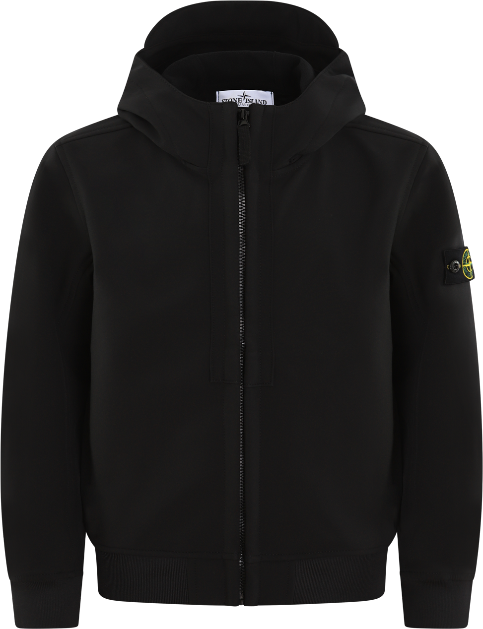 Stone Island Junior Kids Light Overcoat Zwart