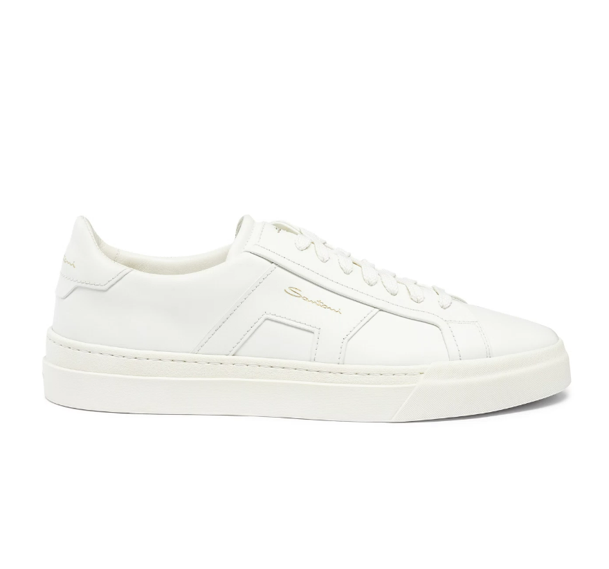 Santoni Sneakers White Wit